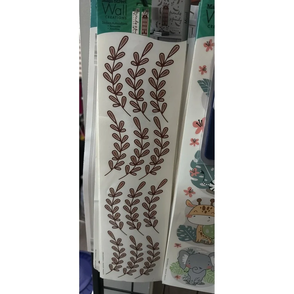 Main Street Wall Creations Jumbo Wall Stickers Removable Decals Assorted Designs